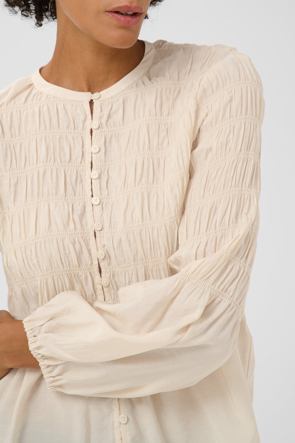 Part Two Siffe Whitecap Grey Shirt