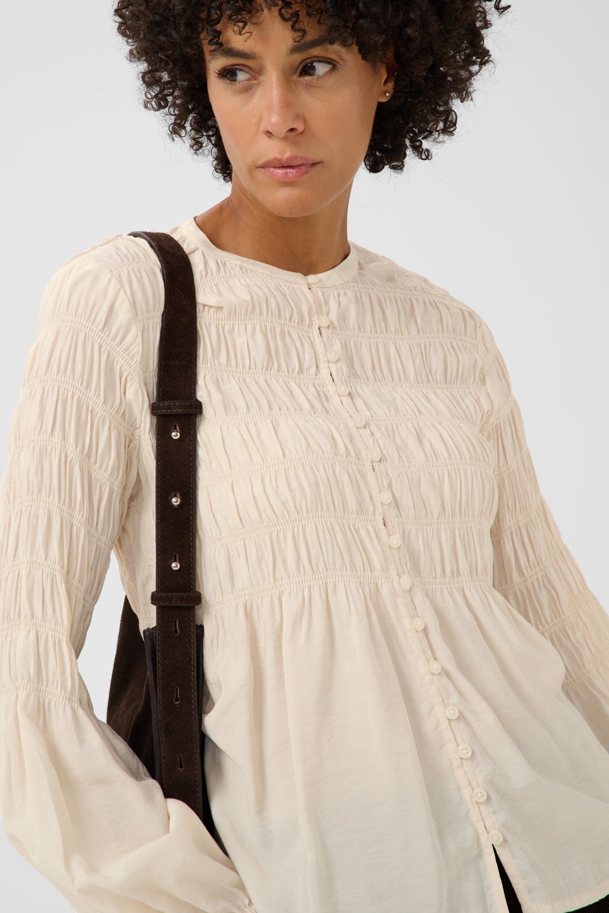 Part Two Siffe Whitecap Grey Shirt