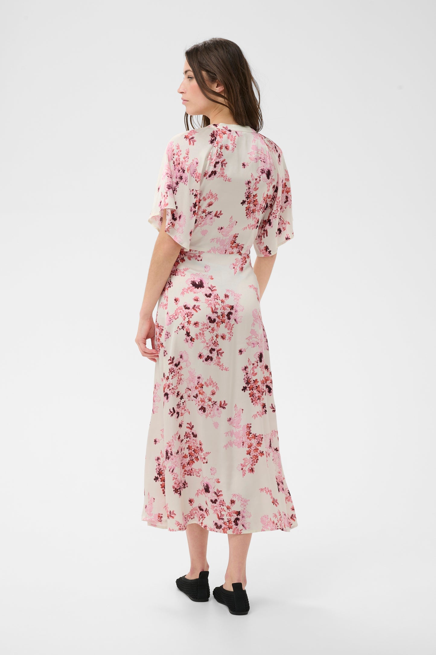 Part Two Alaja Pink Shaddow Flower Print Dress