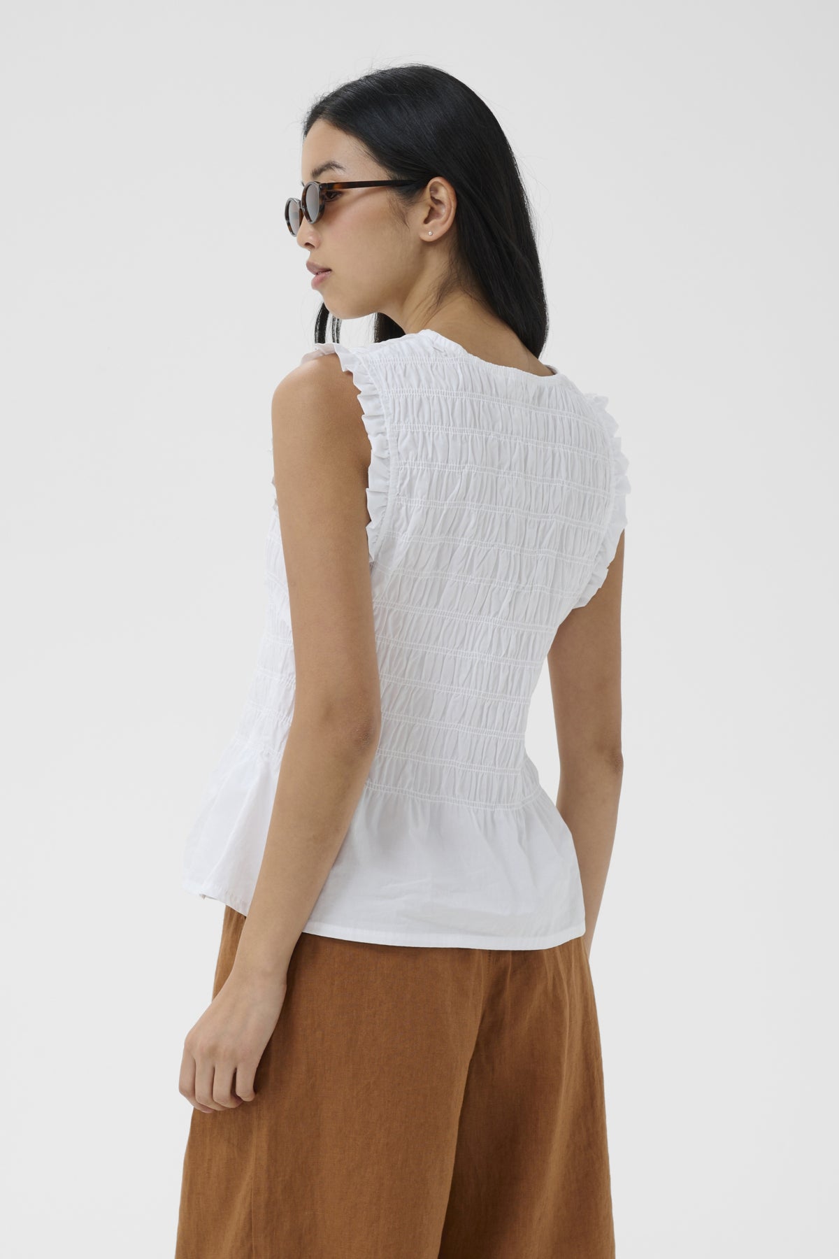 Part Two Borgny Top Bright White