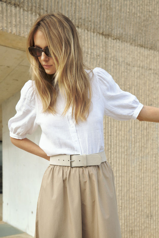 Part Two Belvia Beige Belt