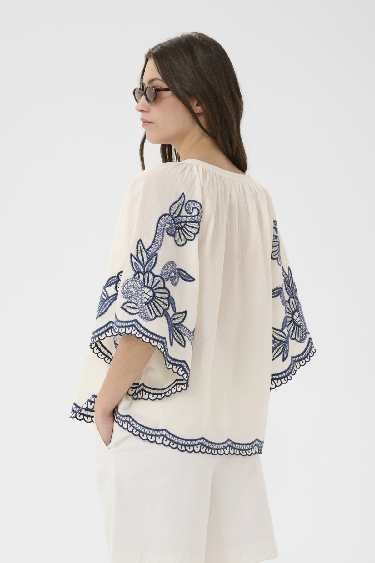 Part Two Biancha White French Oak Blouse
