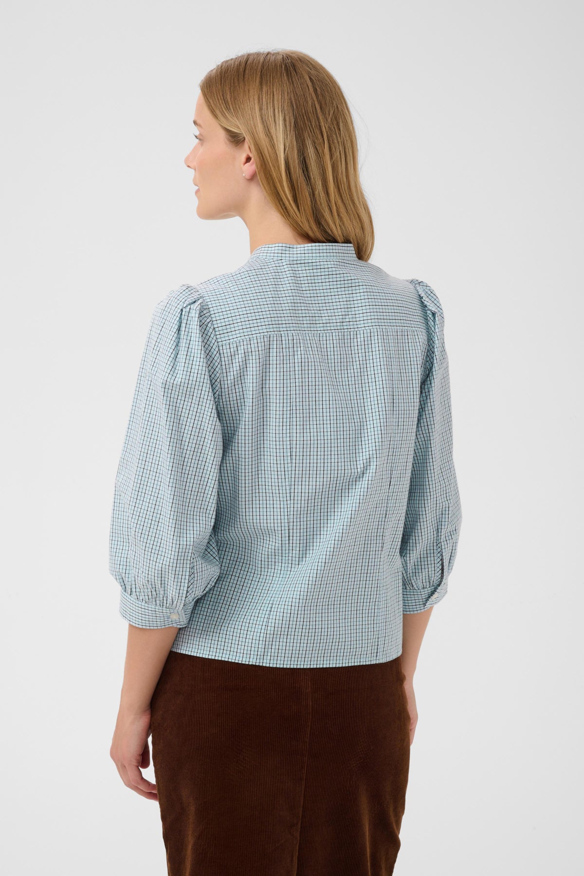 Part Two Chinette Gray Dawn Check Skjorte