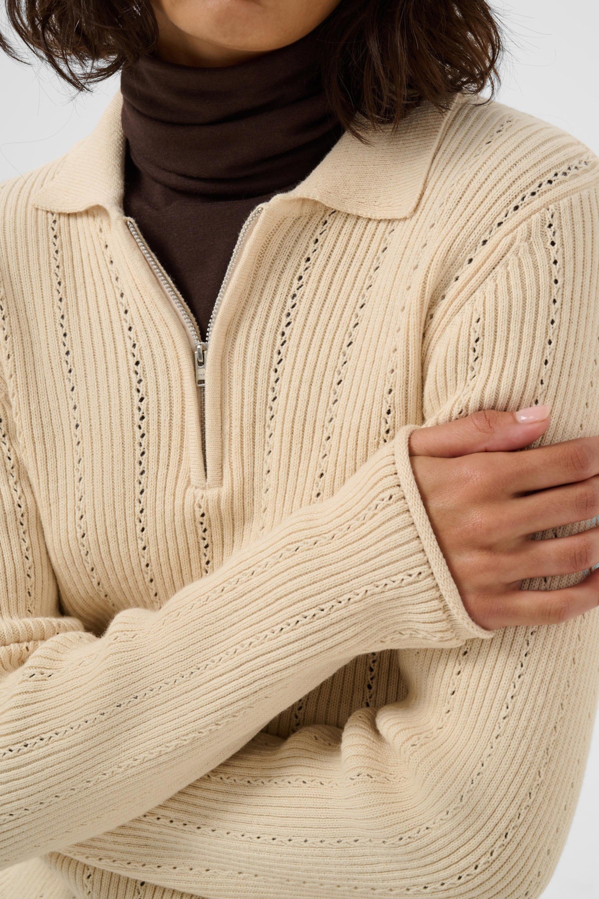Part Two Charley Whitecap Grey Pullover