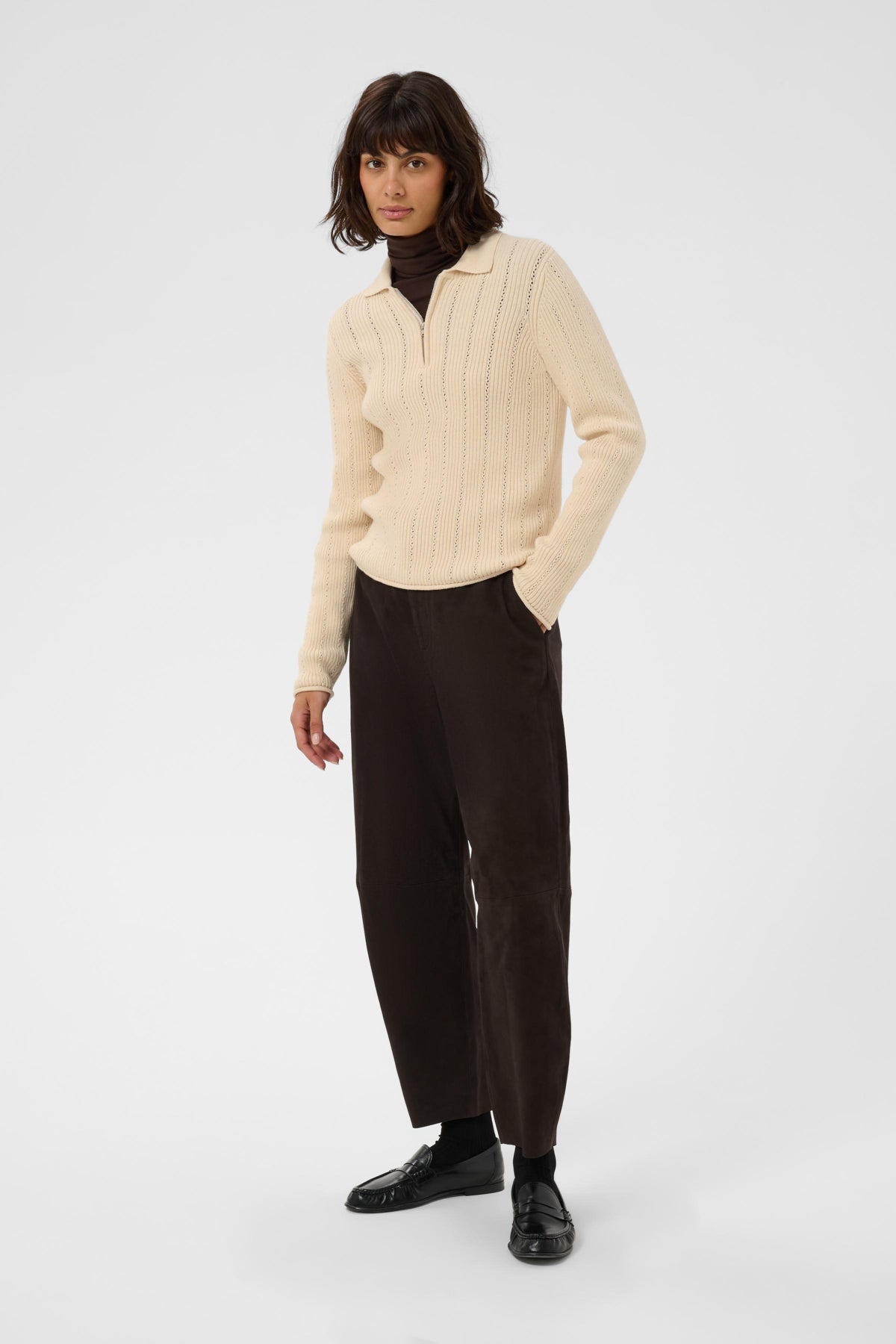 Part Two Charley Whitecap Grey Pullover