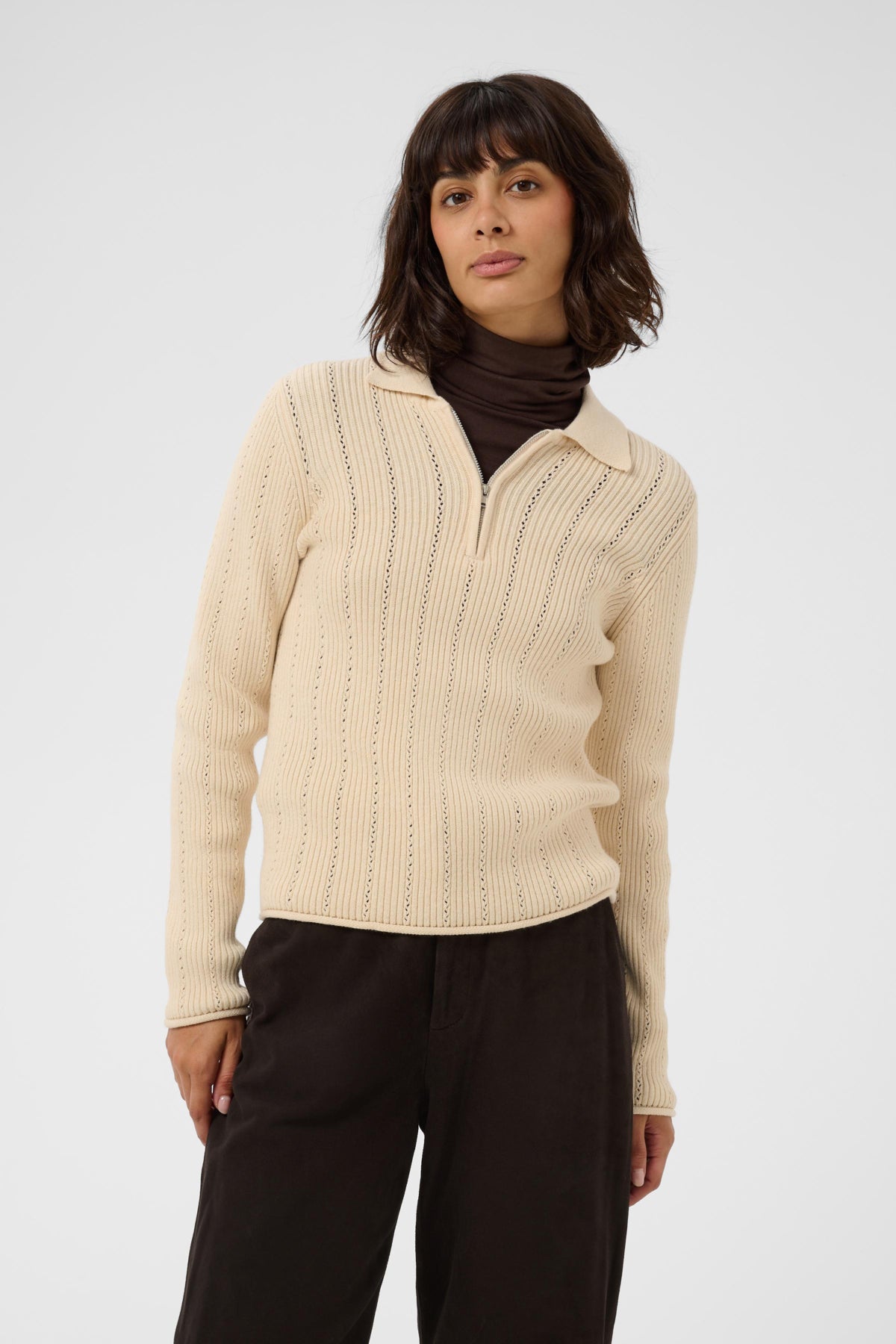 Part Two Charley Whitecap Grey Pullover