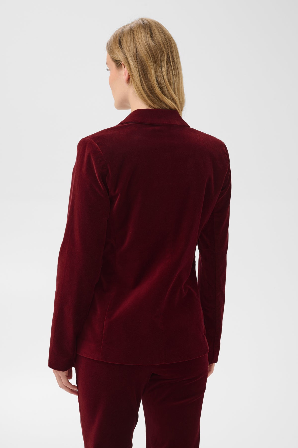 Part Two Dahlia Biking Red Blazer