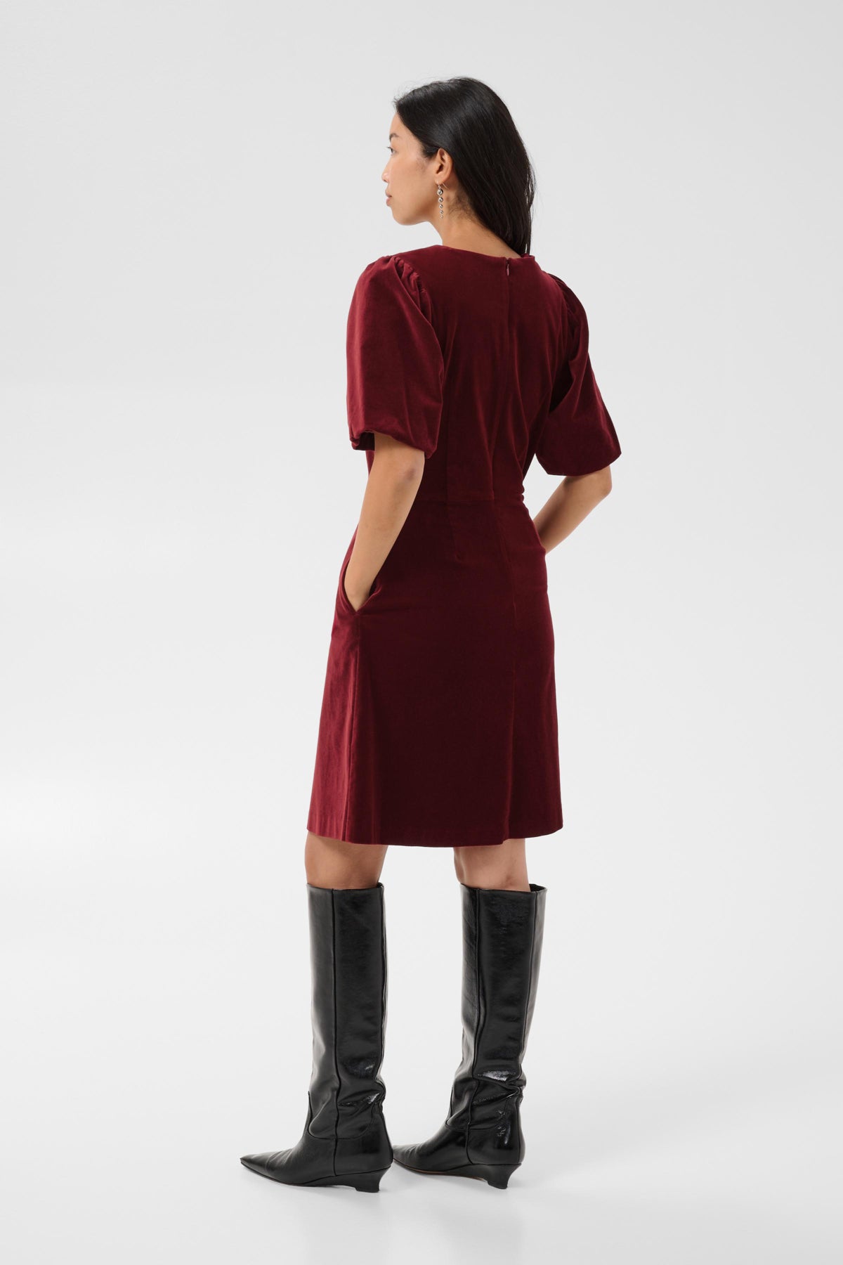 Part Two Daiva Biking Red Dress