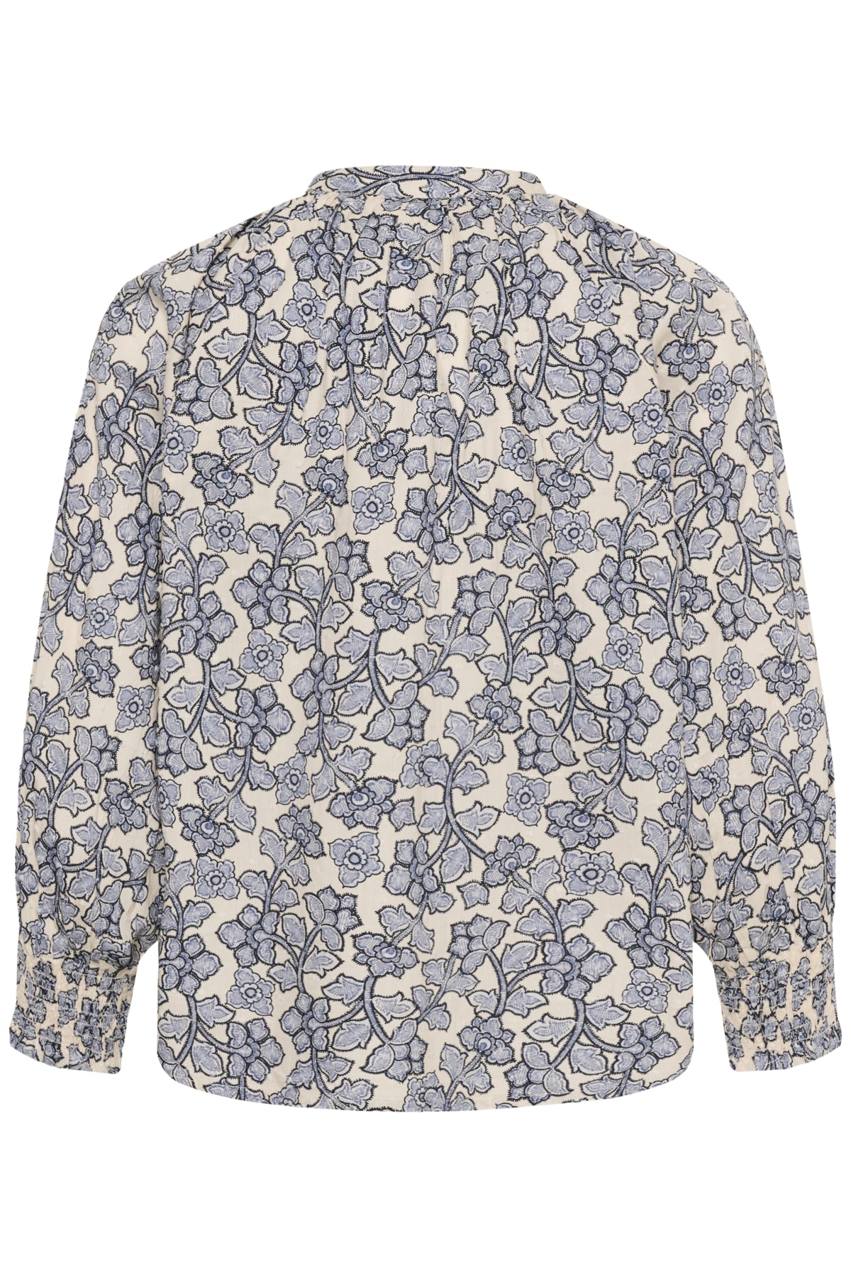 Part Two Almeri Dark Navy Leaf Print Shirt
