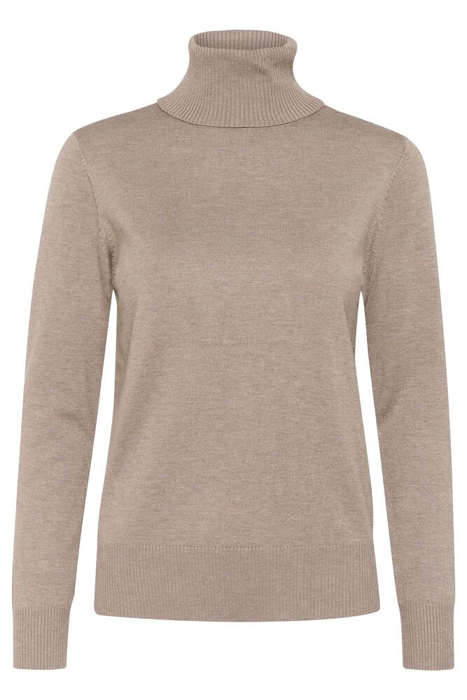 Saint Tropez Mila Høyhalset Atmos Melange Genser