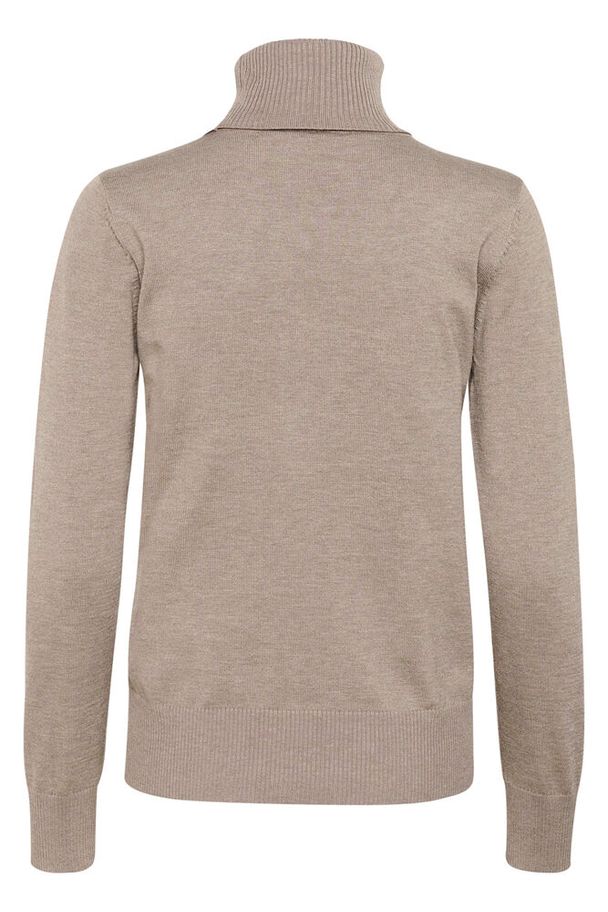 Saint Tropez Mila Høyhalset Atmos Melange Genser