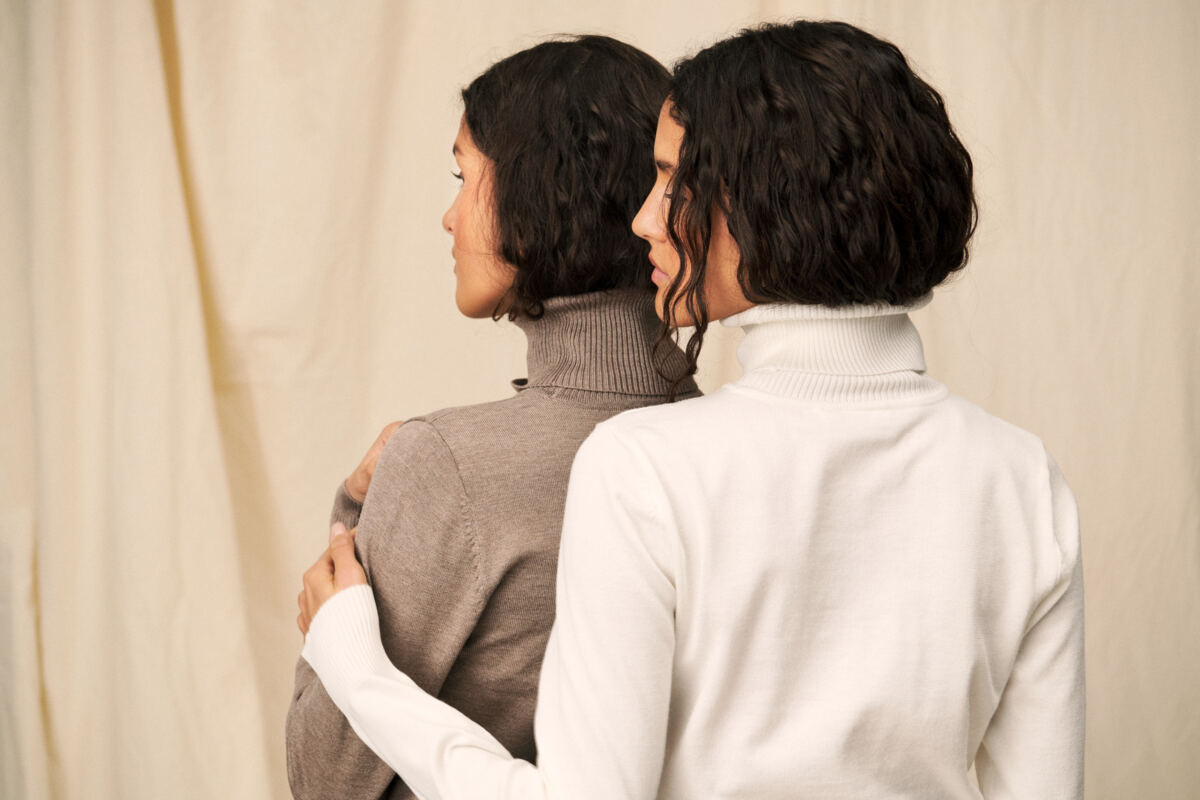 Saint Tropez Mila Rollneck Ice Genser