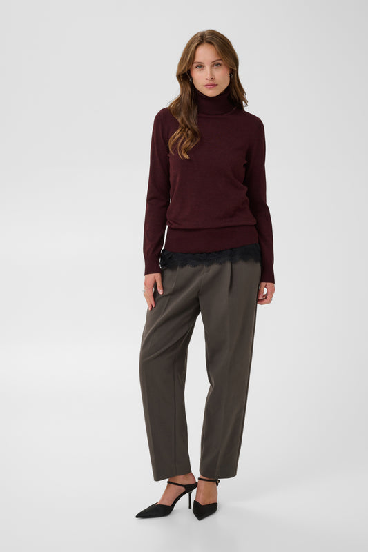 Saint Tropez Mila Rollneck Winetasting Melange Genser