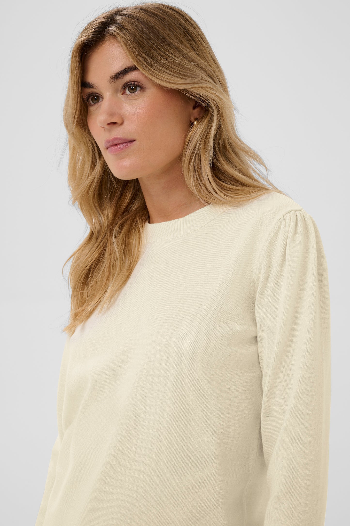 Saint Tropez Mila Seedpearl Melange Genser