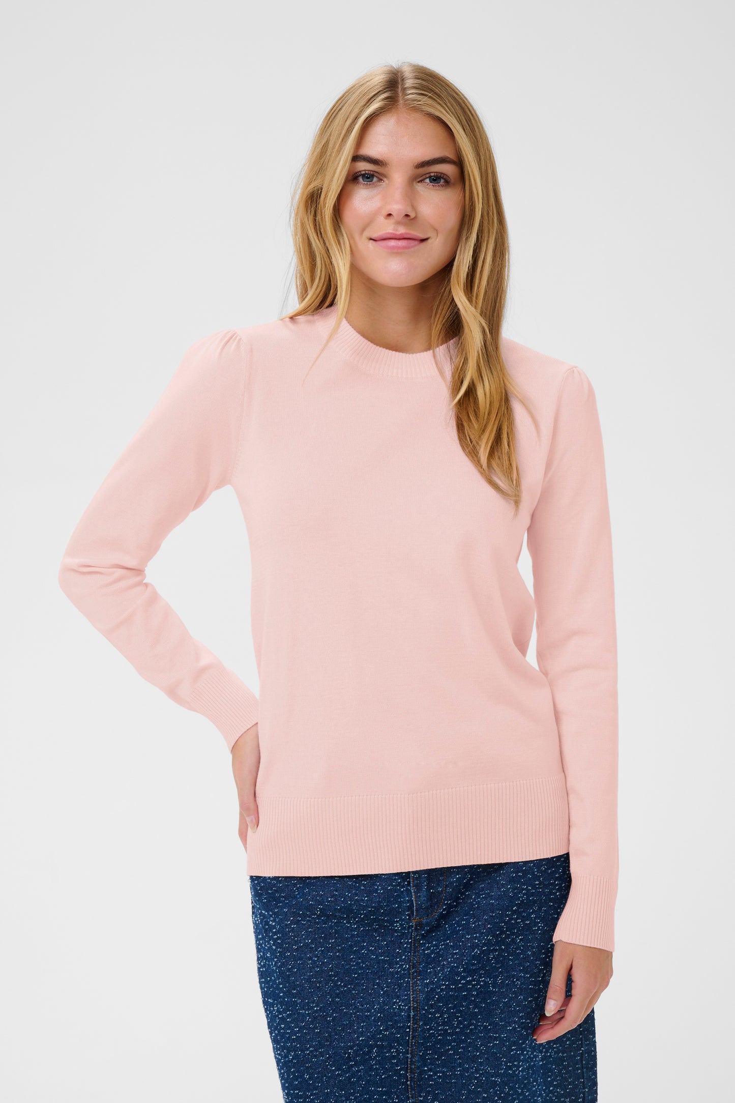 Saint Tropez Mila Chalk Pink Genser