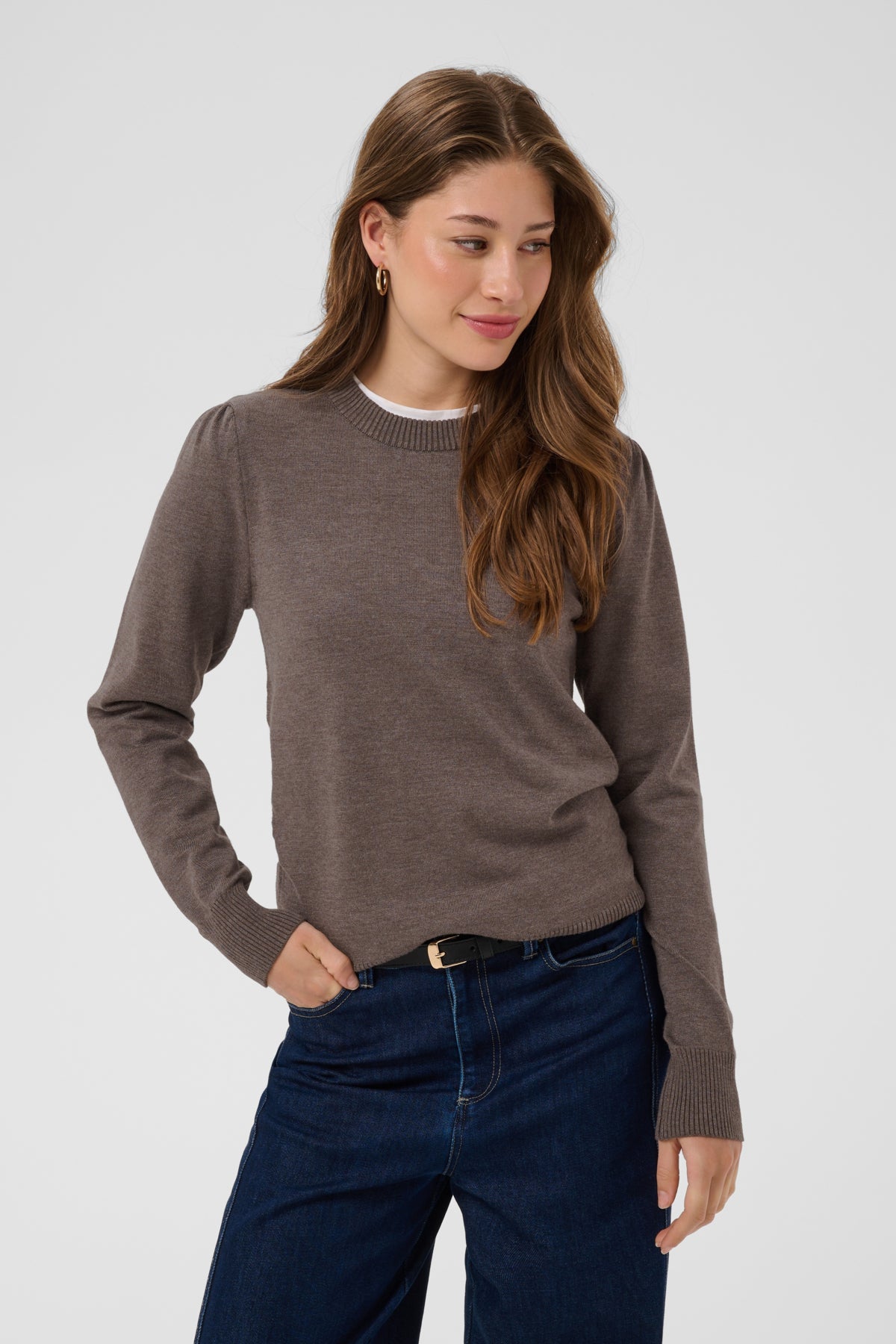 Saint Tropez Mila Mink Melange Genser