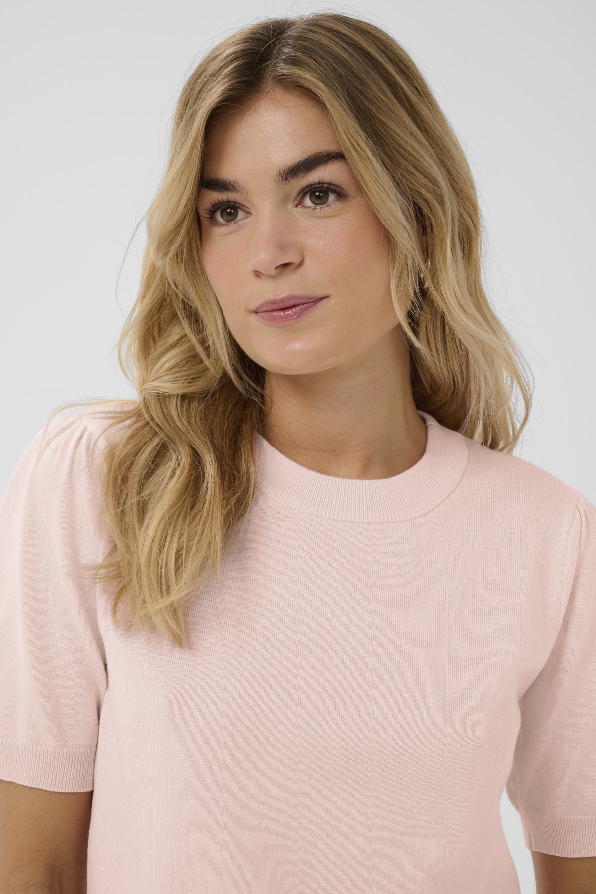 Saint Tropez Mila SS Chalk Pink Genser