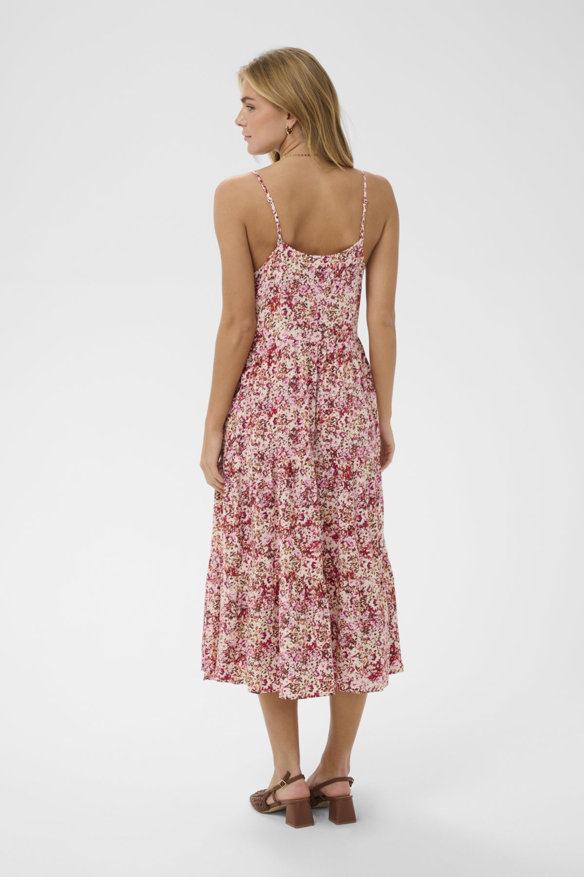 Saint Tropez Eda Maxi Strap Dress Ballerina Brushed Blooms