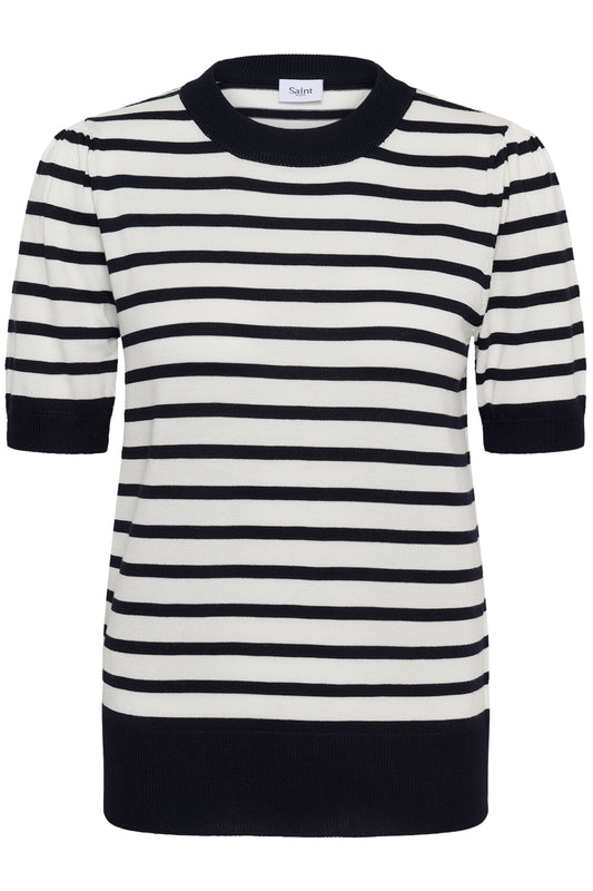 Saint Tropez Striped SS Pullover
