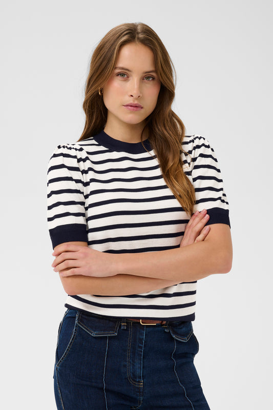 Saint Tropez Striped SS Pullover