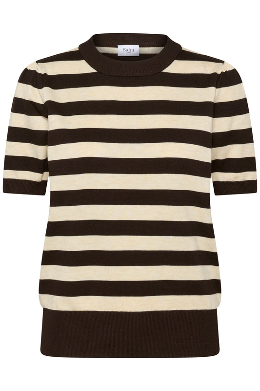 Saint Tropez SS Block Stripe Pullover