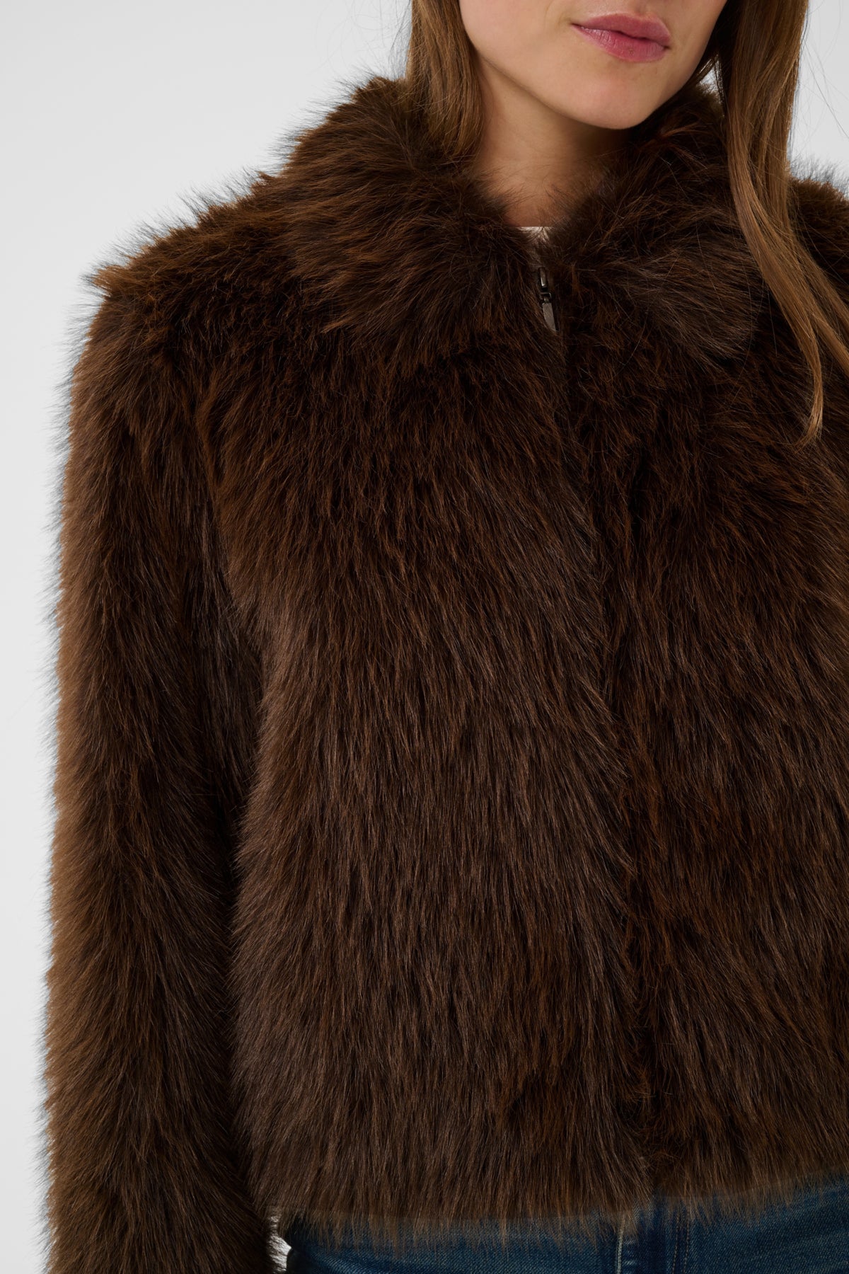 Saint Tropez Zaseline Chocolate Brown Jakke