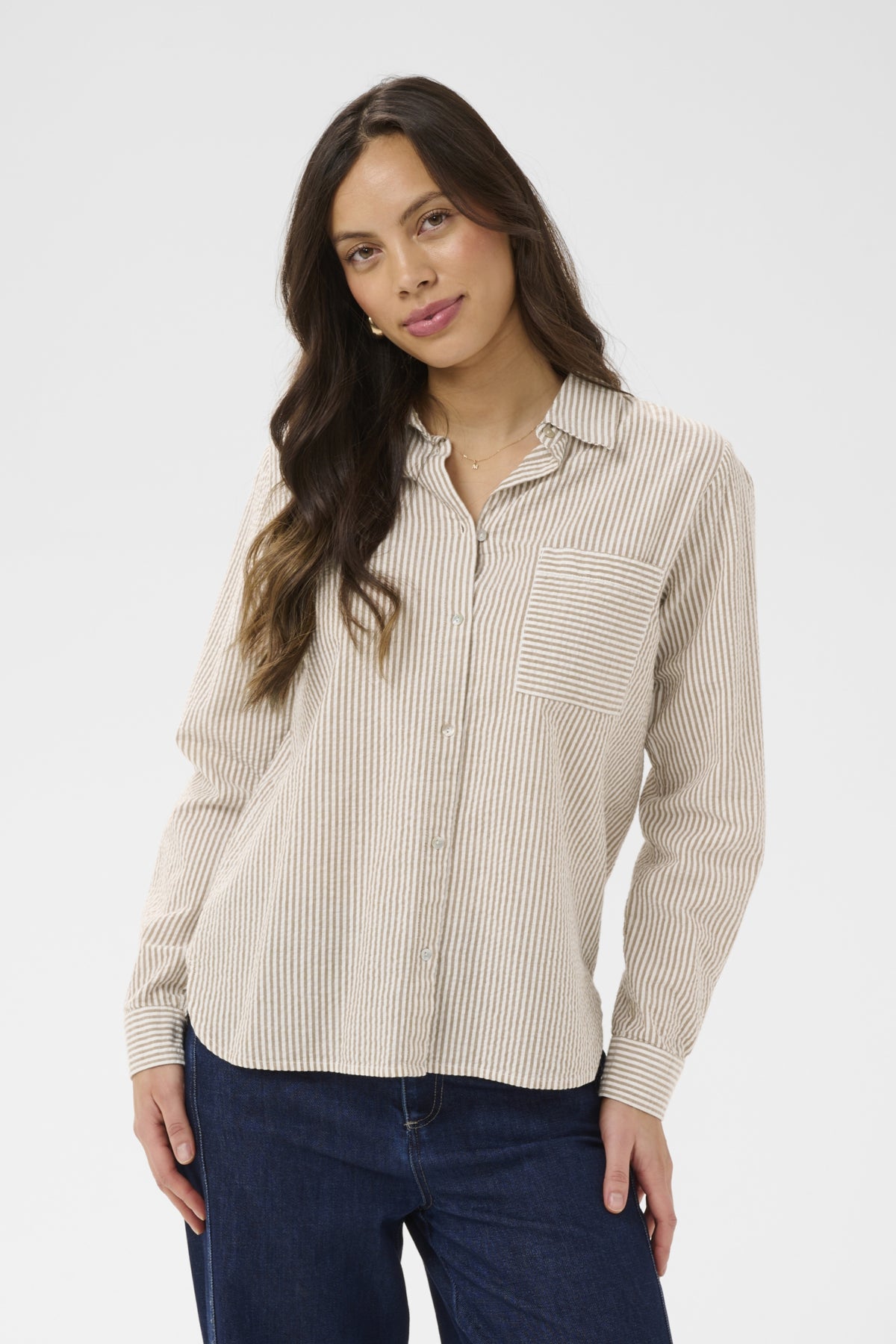 Saint Tropez Elmiko Toasted Cococnut Shirt
