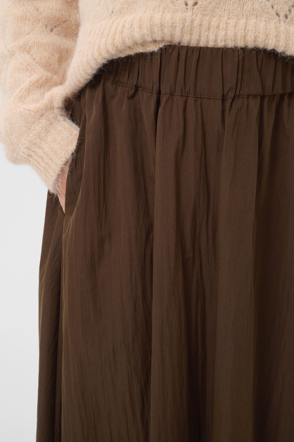 Saint Tropez Tonja Chocolate Brown Skirt