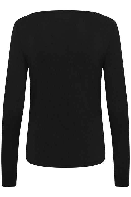 Saint Tropez Vigga Boatneck Blouse Black