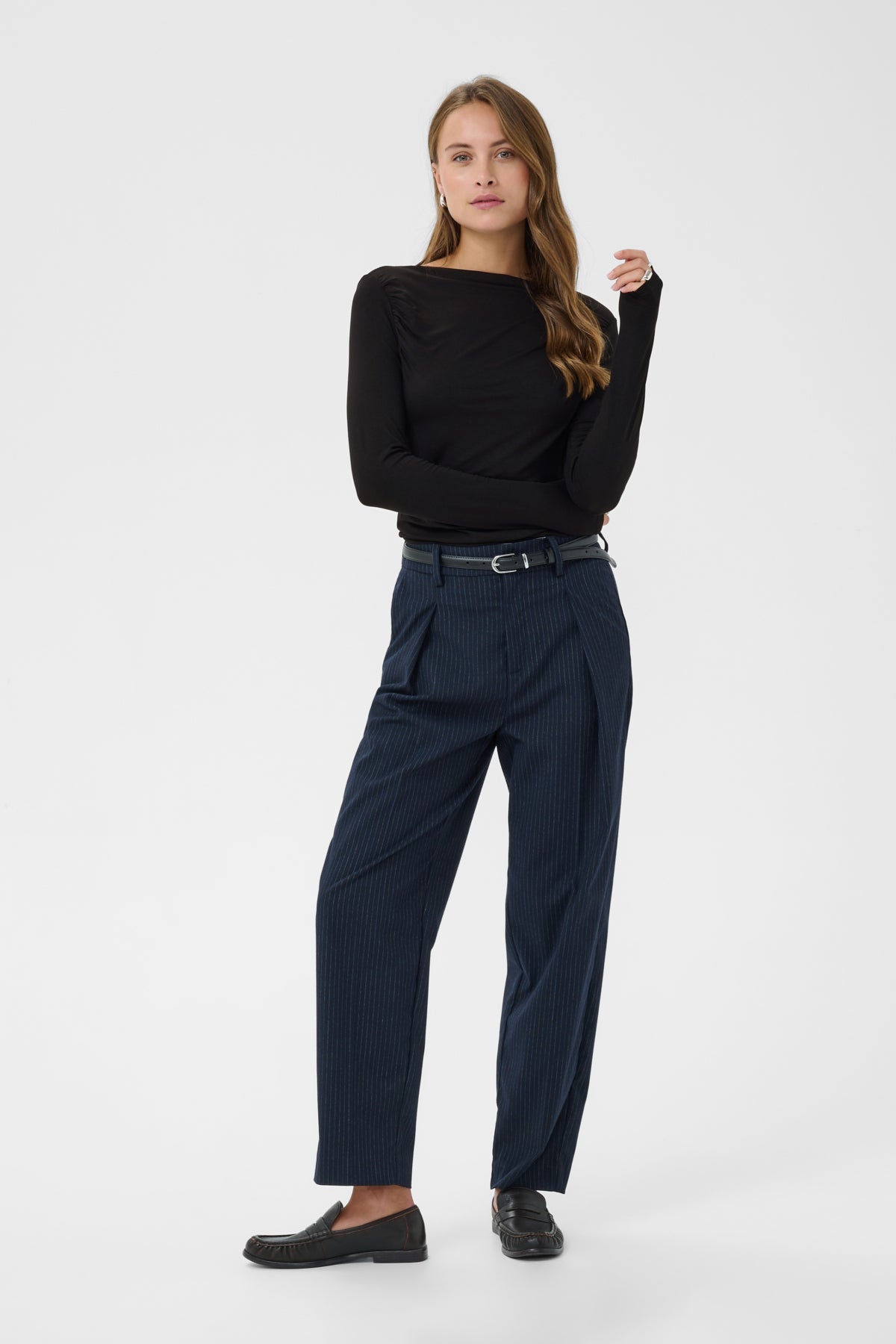 Saint Tropez Vigga Boatneck Blouse Black