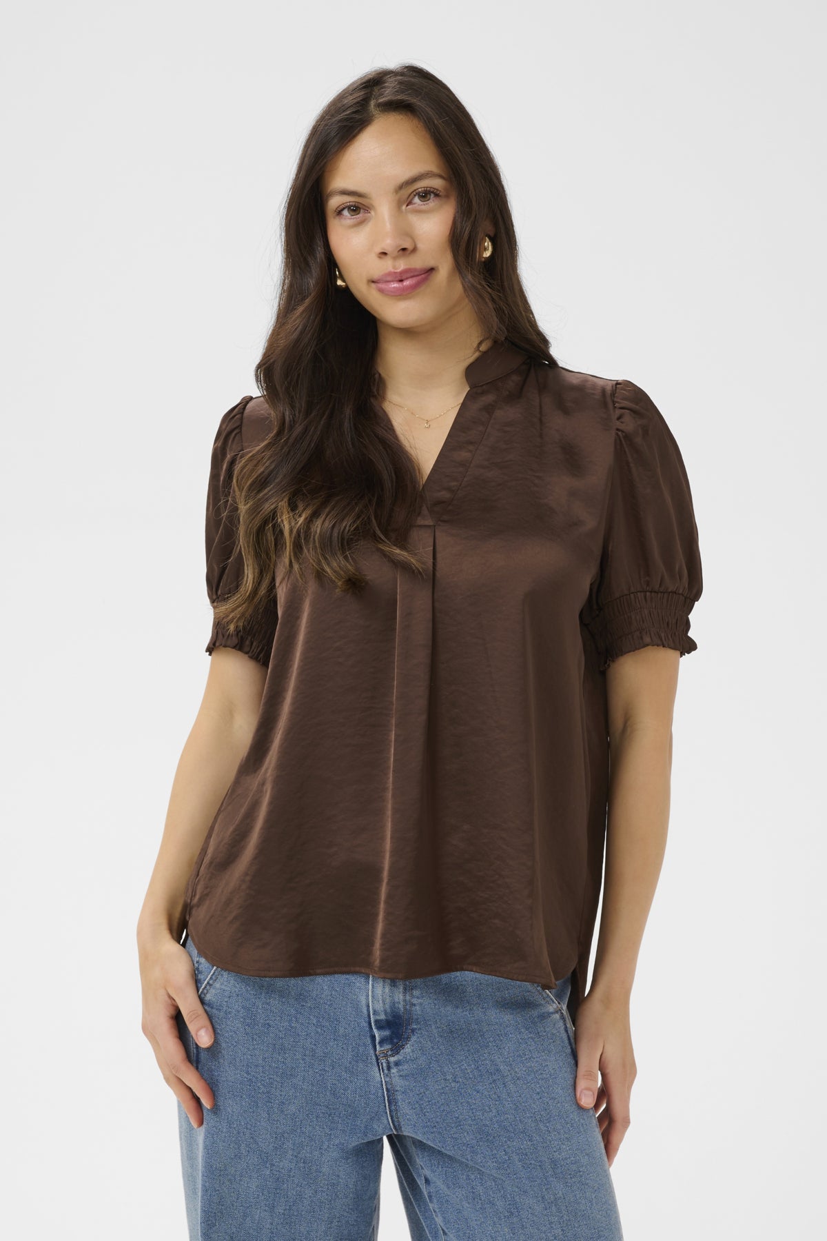 Saint Tropez Panan Major Brown Blouse