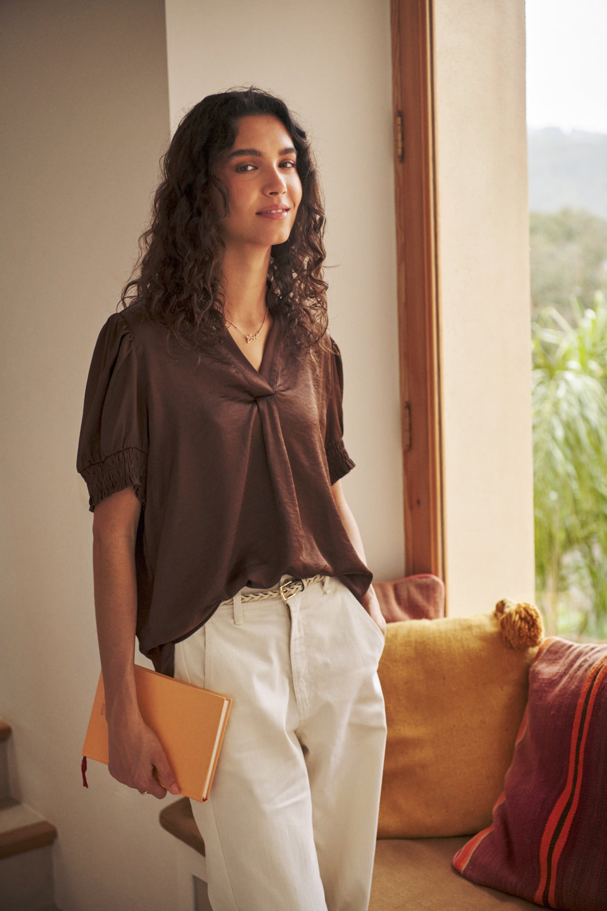 Saint Tropez Panan Major Brown Blouse