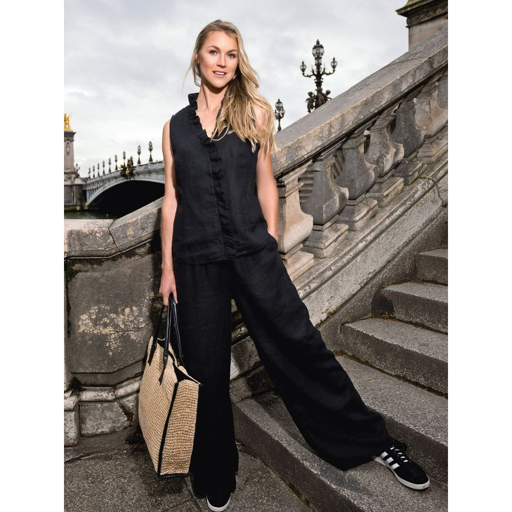 CTMH Lou Wide Black Pants