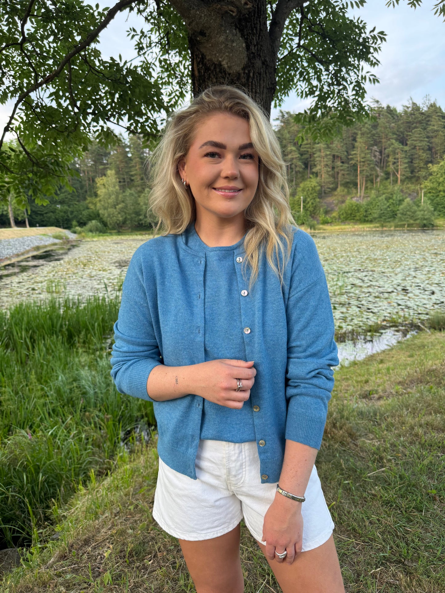 Reve Louise Cardigan Hvit