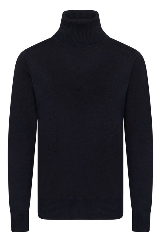 Saint Tropez Mila Rollneck Black Genser