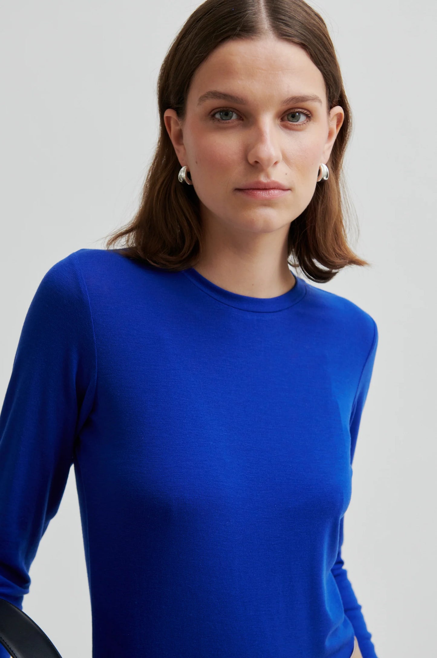 Second Female Matima O-Neck Mazarine Blue  LS Tee