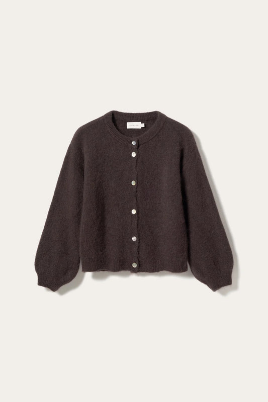 Noella Kae Knit Chocolate Cardigan