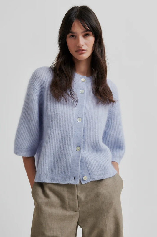 Second Female Andrea Brunnera Blue Cardigan