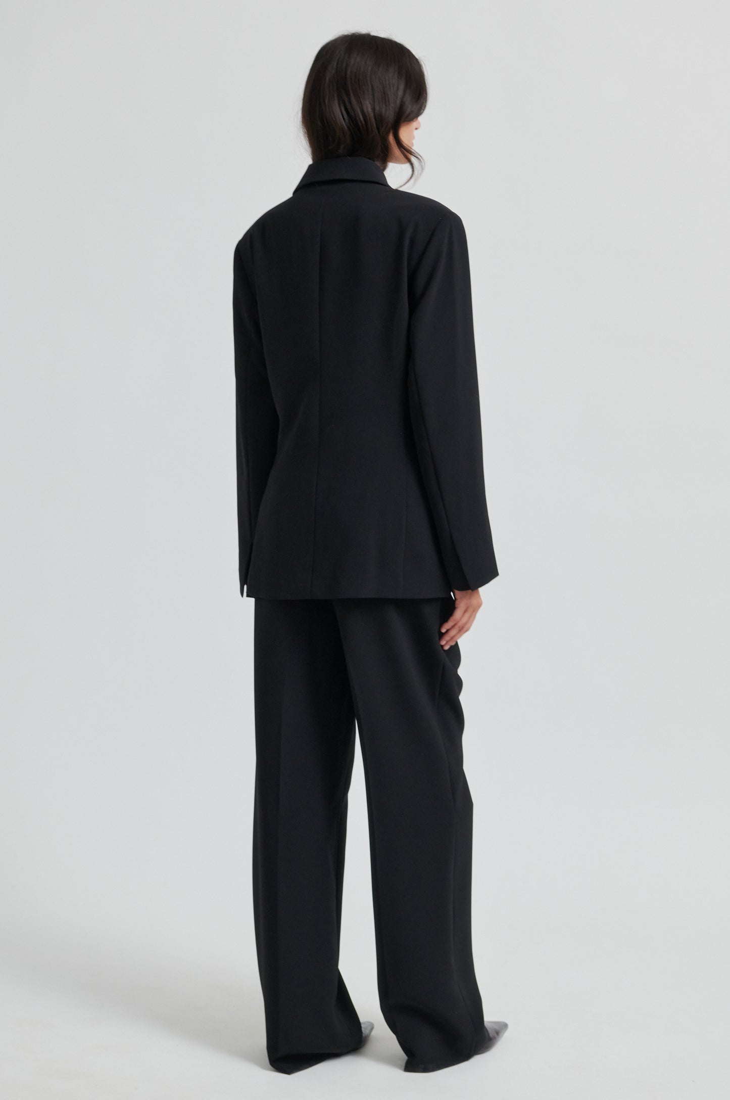Second Female Fique Straight Black Trousers