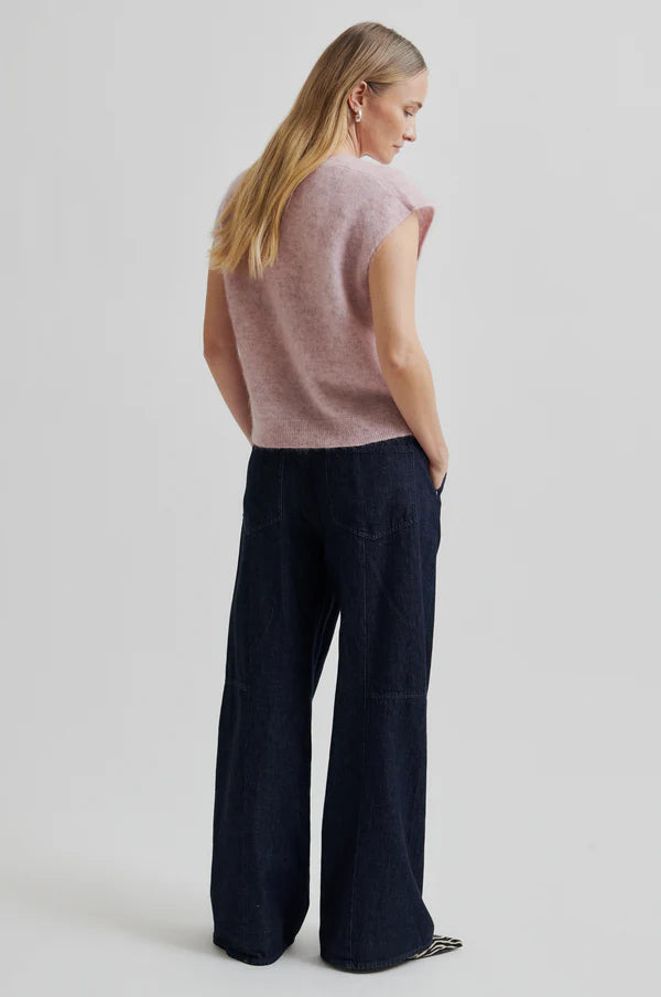 Second Female Camryn Knit Sepia Rose Vest