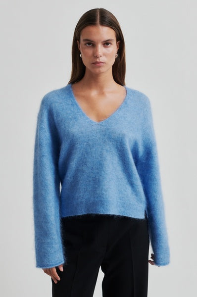 Second Female Camryn Knit Marina V-Neck