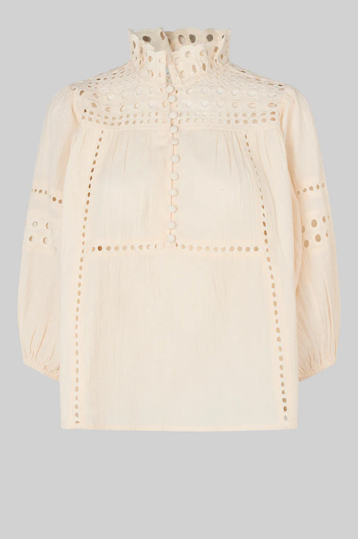 Second Female Brunie Ecru Bluse