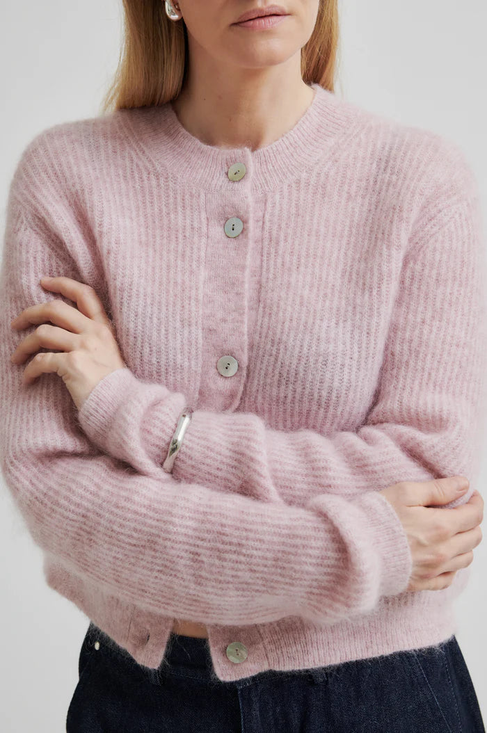 Second Female Andrea Knit LS Sepia Rose Cardigan
