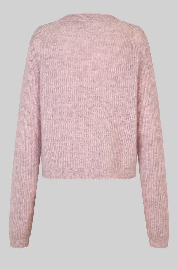 Second Female Andrea Knit LS Sepia Rose Cardigan