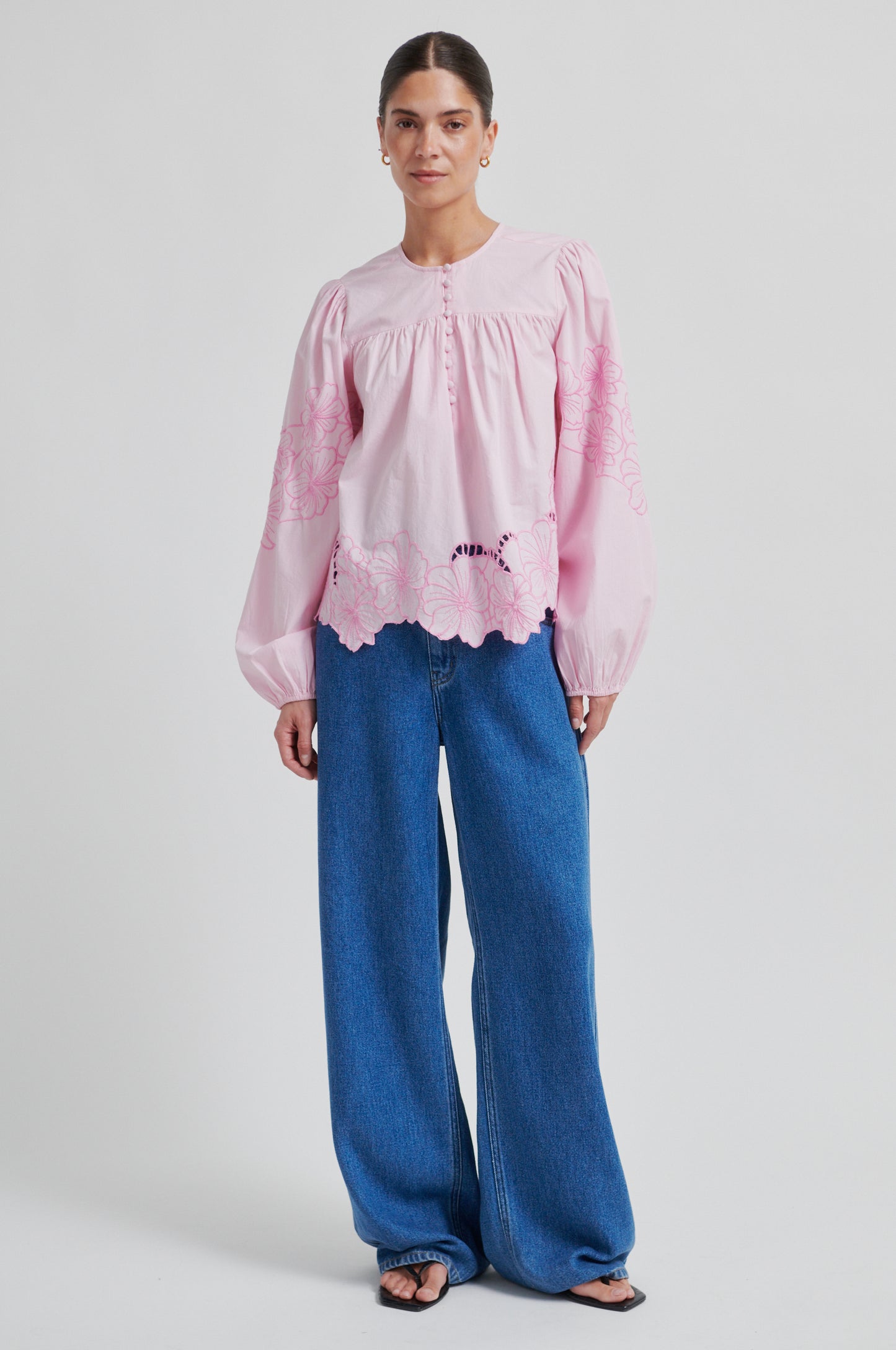 Second Female Ellinor Lilac Chiffon Blouse