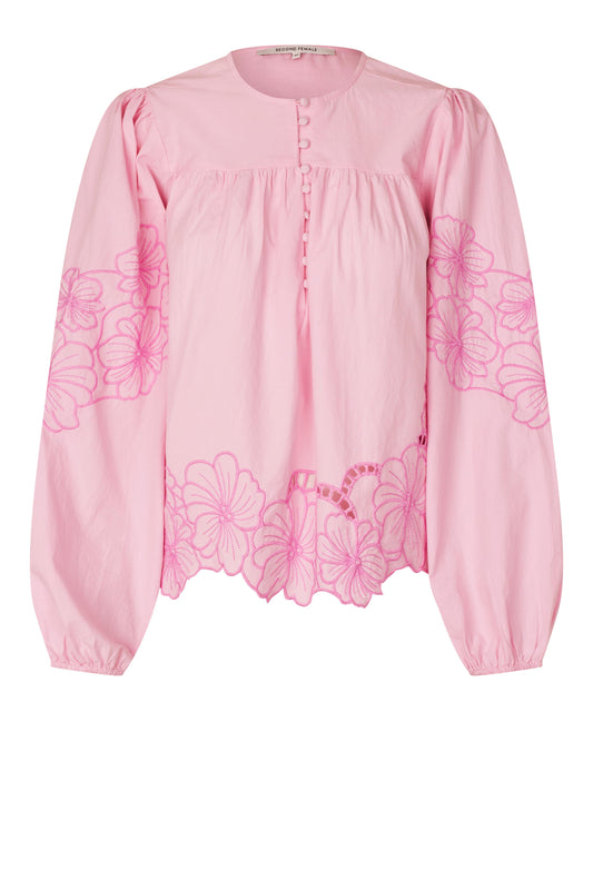 Second Female Ellinor Lilac Chiffon Blouse