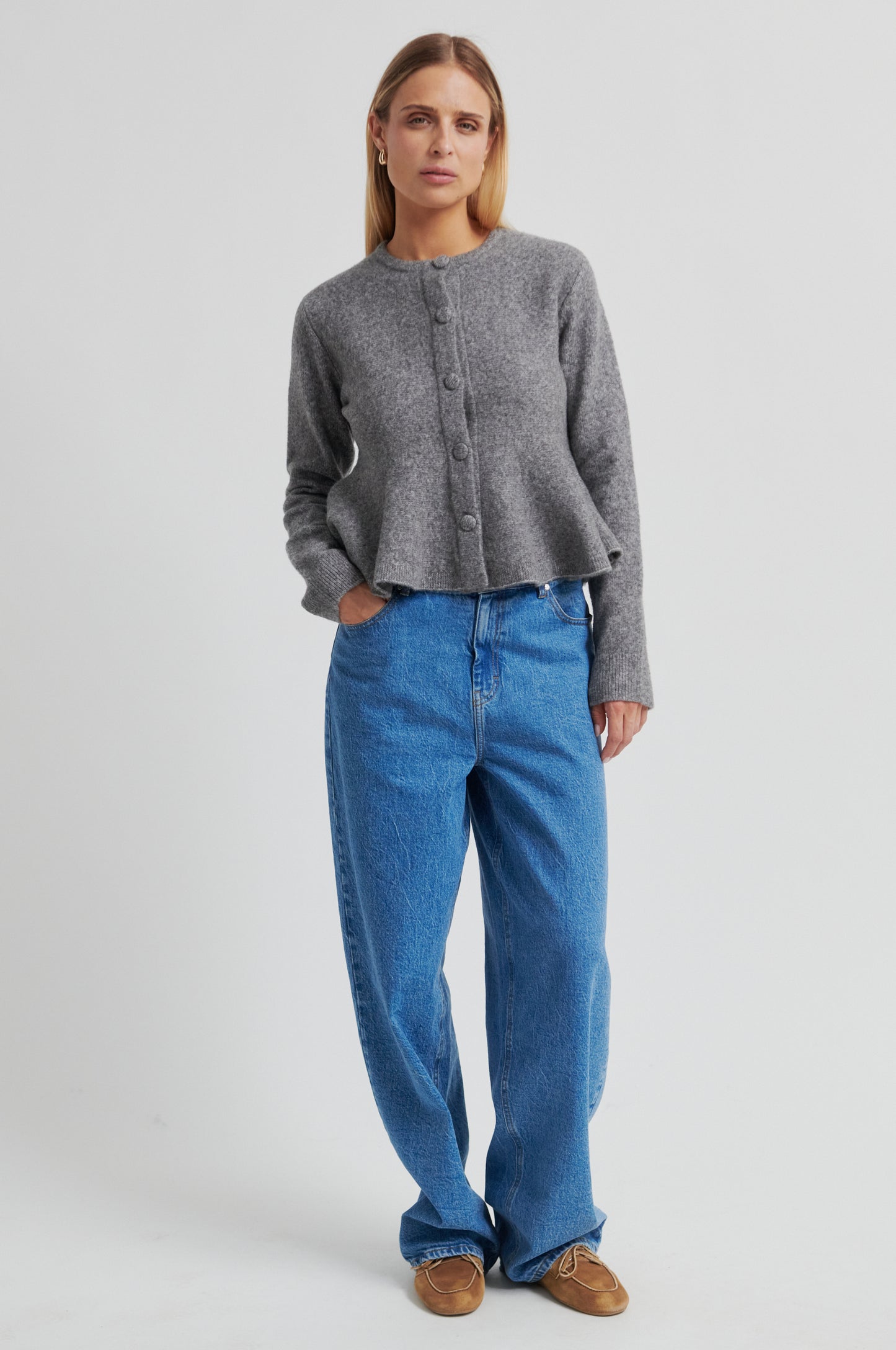 Second Female Belton Barrel Denim Jeans