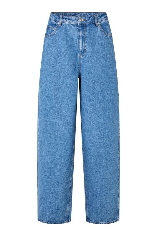 Second Female Belton Barrel Denim Jeans
