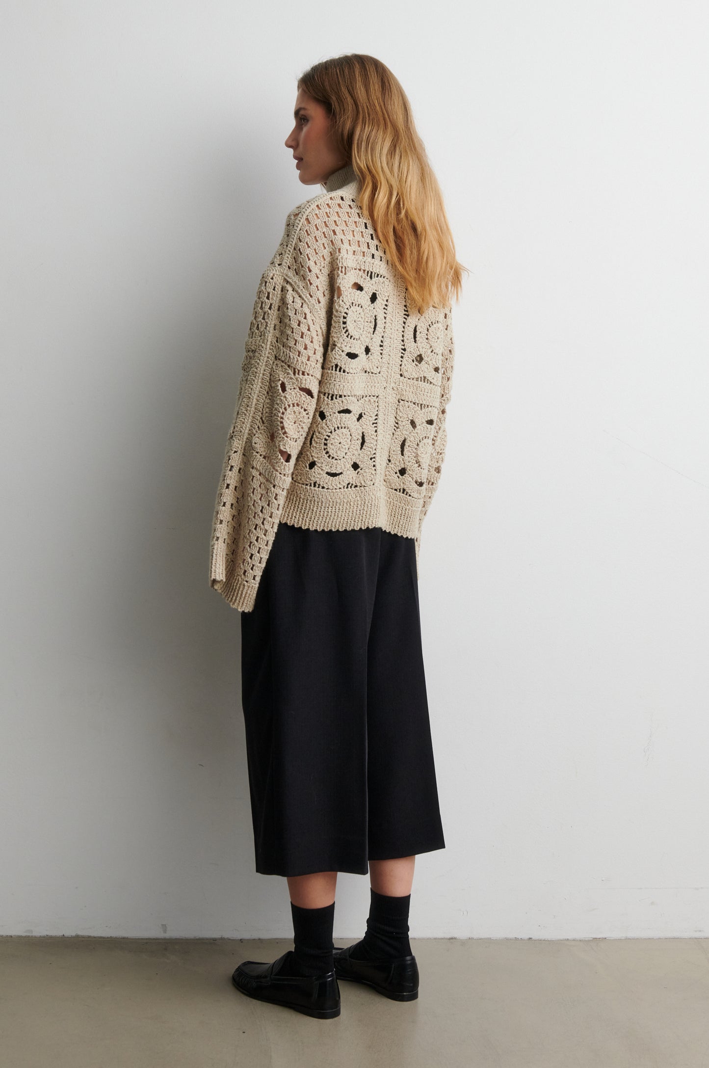 Second Female Crosette Knit Cardigan Camel