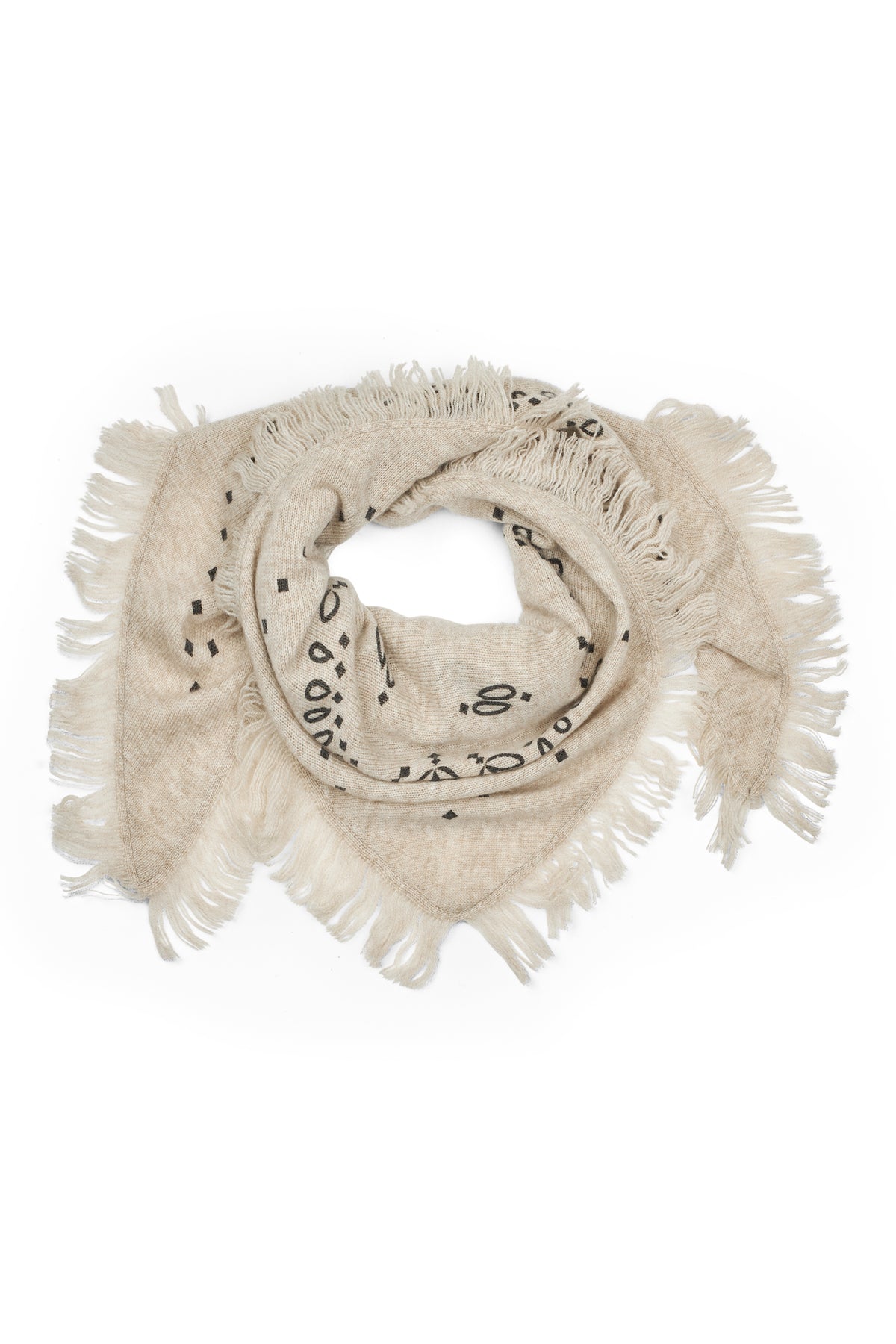 Second Female Jucca Knit Light Beige Scarf